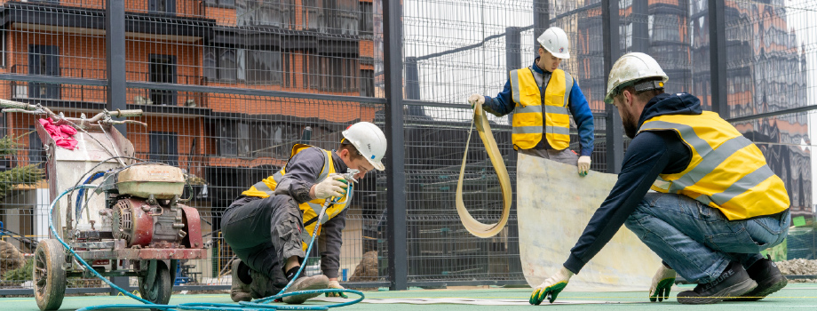 Строительство детской площадки
