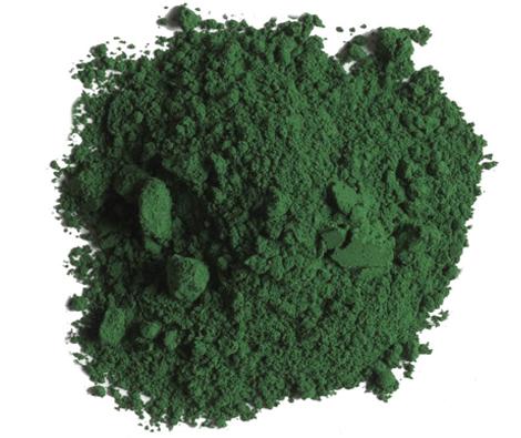 Краситель зеленый для резиновой крошки в мешках по 25 кг