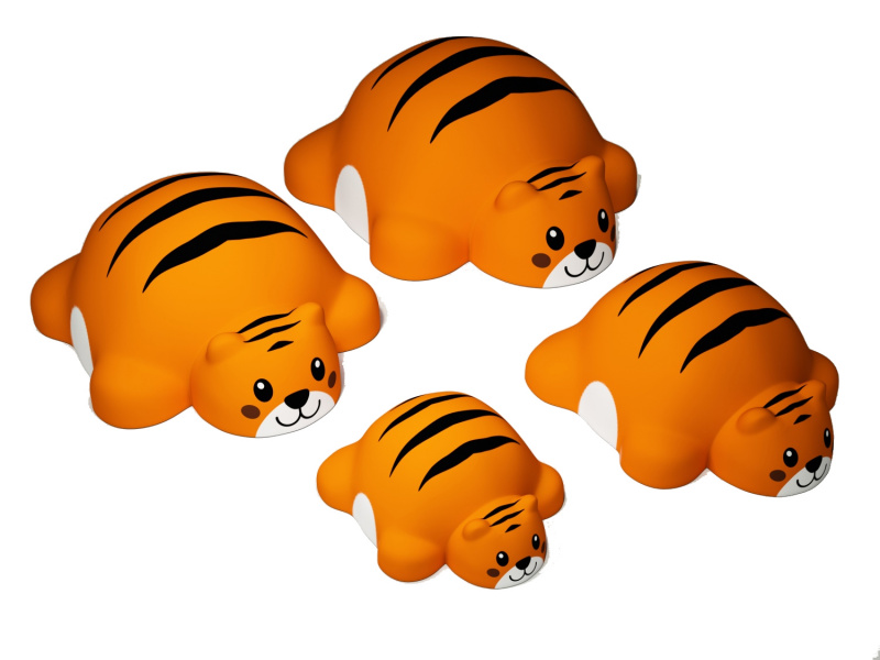 Фигура из резиновой крошки в виде тигренка